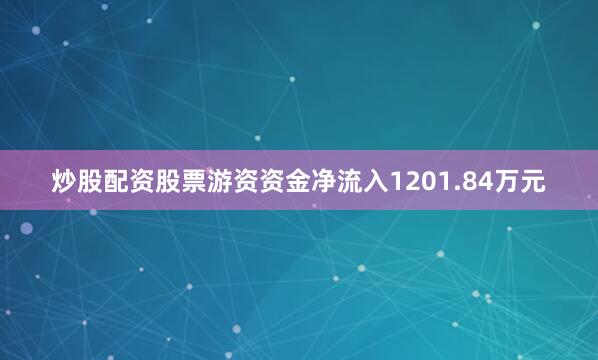 炒股配资股票游资资金净流入1201.84万元