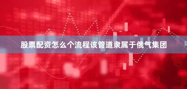 股票配资怎么个流程该管道隶属于俄气集团