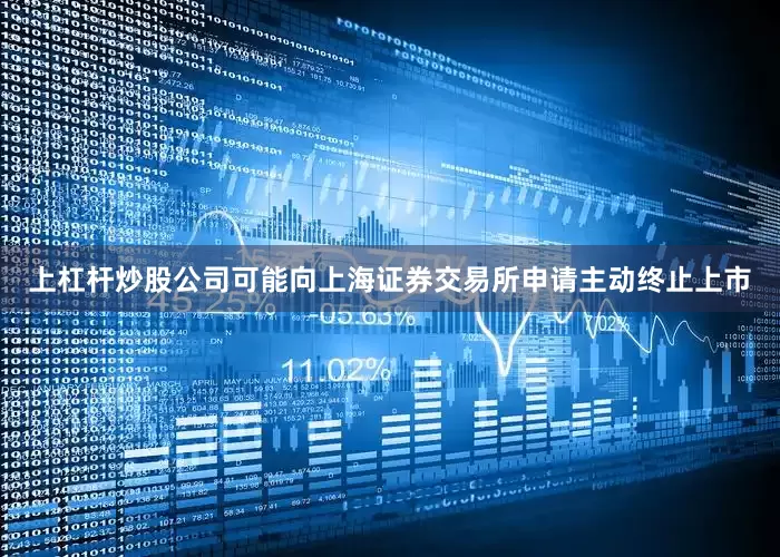 上杠杆炒股公司可能向上海证券交易所申请主动终止上市