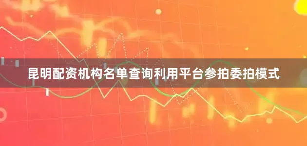 昆明配资机构名单查询利用平台参拍委拍模式